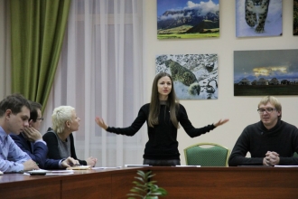 В Рязани открылась выставка «По следам снежного барса» В Рязани открылась выставка «По следам снежного барса»